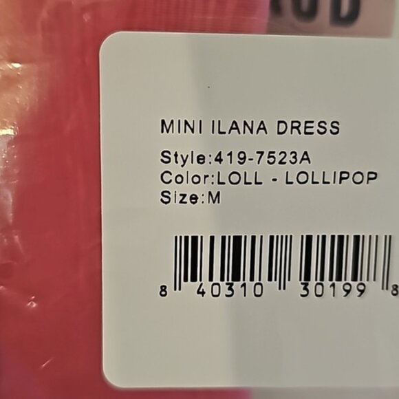 Staud Mini Ilana Dress - Lollipop - Picture 6 of 6